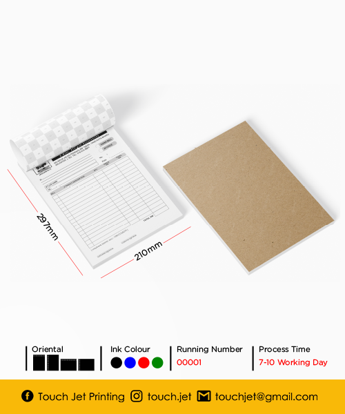 Billbook NCR Paper – A4 Size